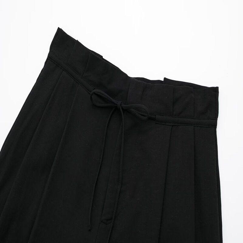 Fashion Style Summer New Fashion Trendy Women's Mid Waist Easiest for Match Linen Blend Casual Shorts 4661413 800