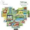 Nanjing and Suzhou Wooden Magnet: Cultural Travel Souvenir Decorative Sticker