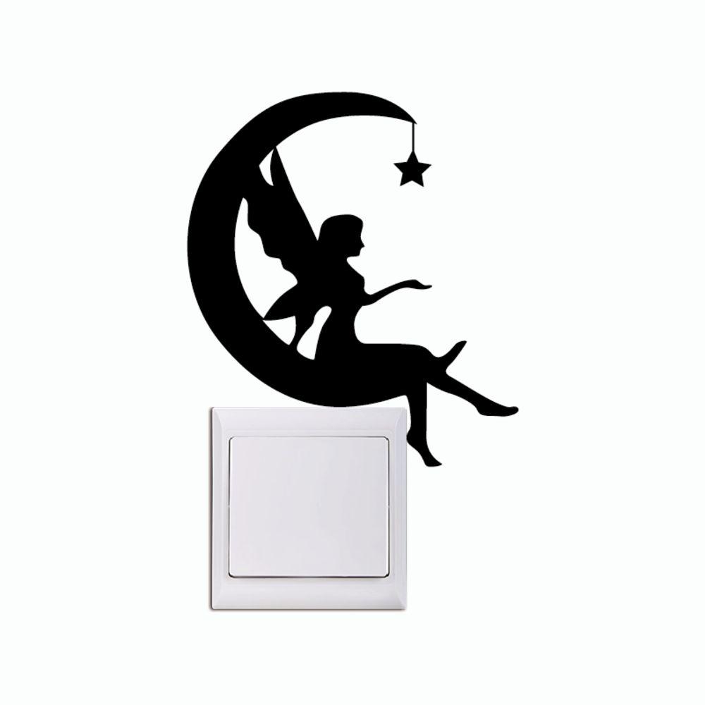 Paper Sticker Moon witch moon phases moon art Moon stickers sun and moon Moon Moon Girl ...