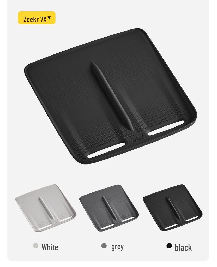 3W Non-slip Wireless Charging Silicone Pad for Zeekr 001/007/7X Center Console.