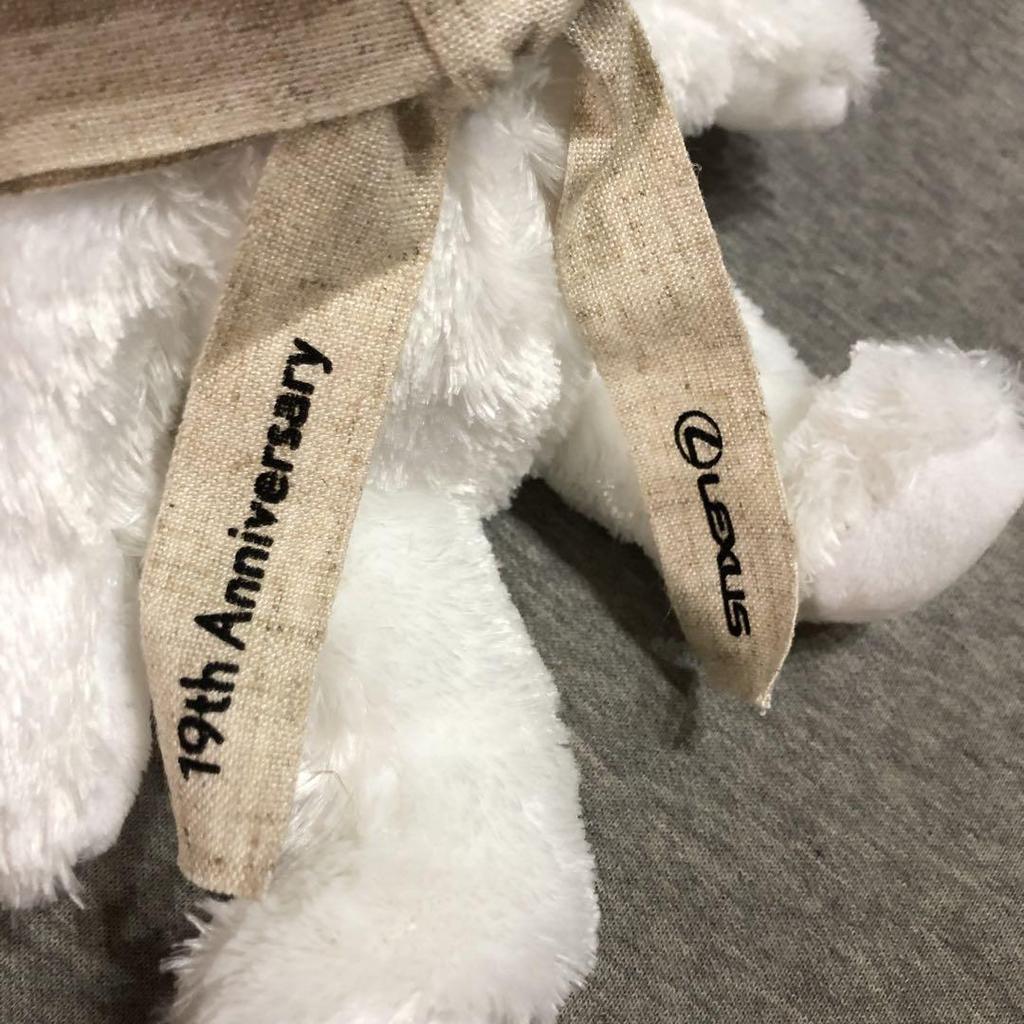 [USED] LEXUS 19th Anniversary Mini Teddy Bear (Not for Sale)
