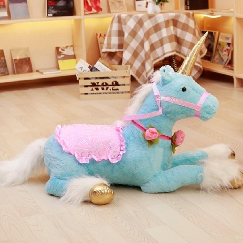 Unicorn Stuffed Plush Toy Large 100CM Stuffed Unicorn Animal Horse Doll Gift