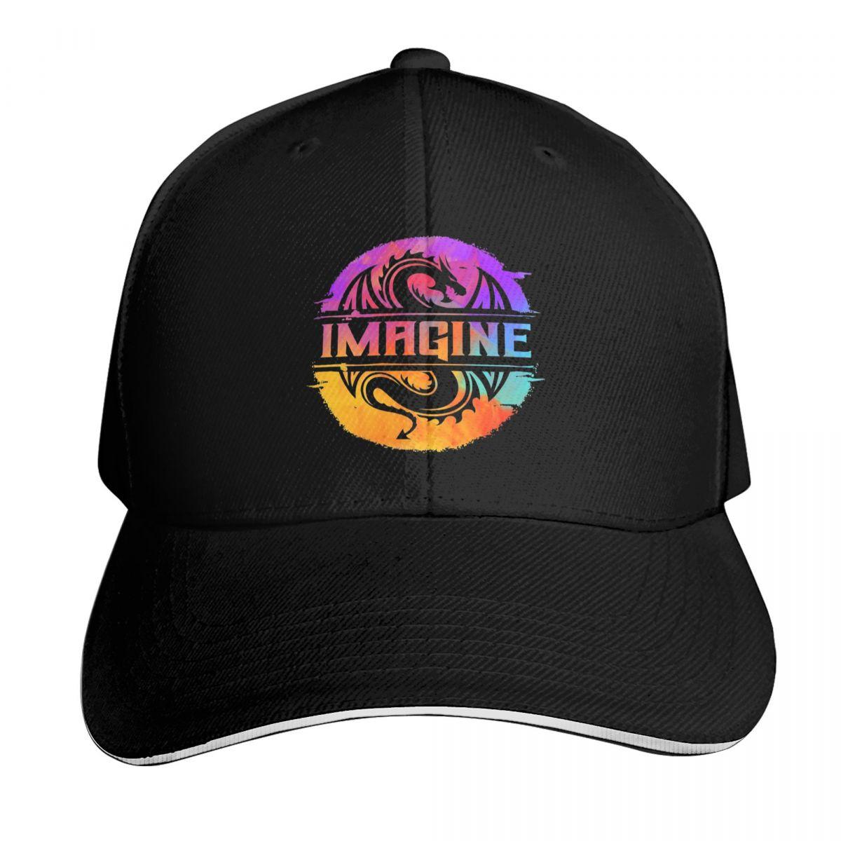 

Imagine Dragons Rock Band Cap Fashion Casual Baseball Caps Adjustable Hat Hip Hop Summer Unisex Baseball Hats One Size