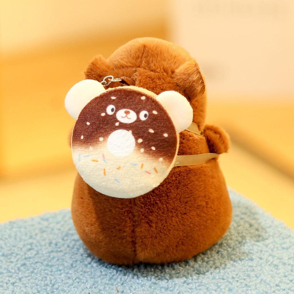 Capybara Soft Plush Doll Keychain With Pp Cotton Filling For Collectors And Gifts