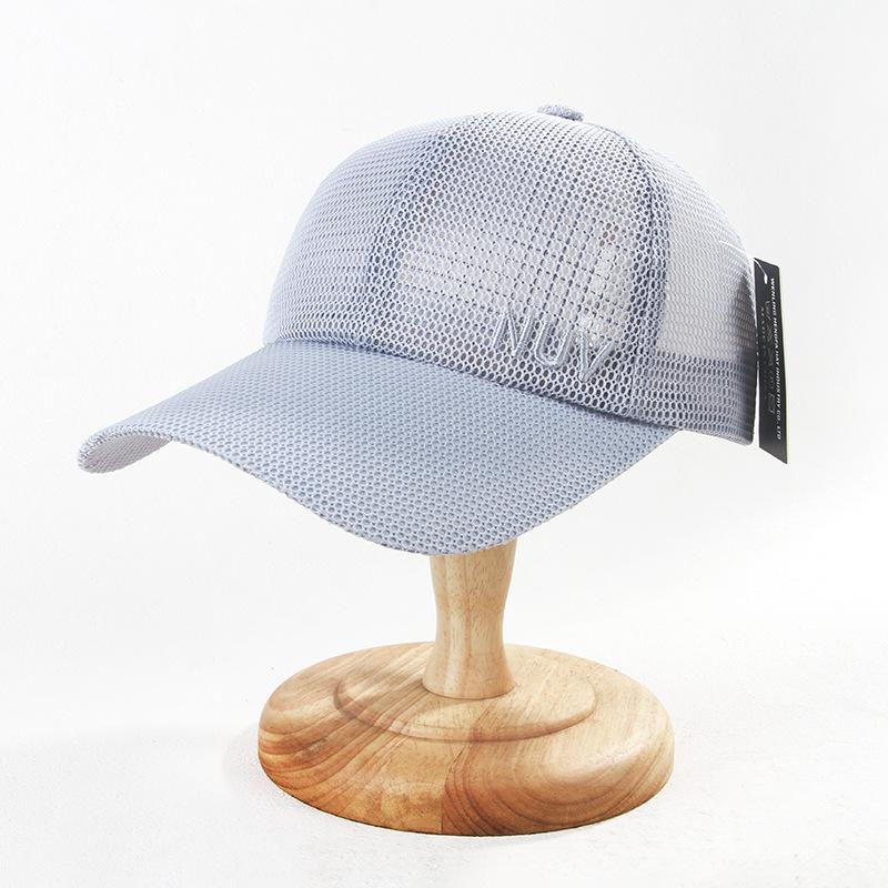 New men s hats summer mesh baseball caps sunscreen sunshade sun caps outdoor breathable cool caps peaked caps tide Adjustable