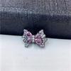 High Retention Micro-Paved Zircon Butterfly Rhinestone Beading Accessories