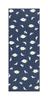 Tenugui Hand Made In Crescent Rabbit Niwa-zome Towel, Chū-sen (Dyed), 100% Cotton, Japan, (Gray)