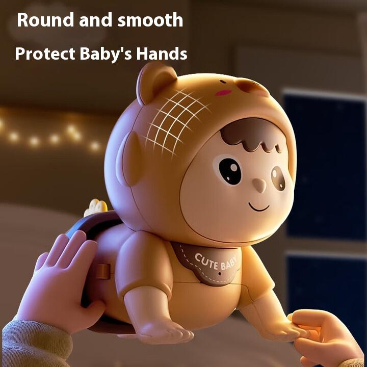 Baby toys, music dolls, educational early education, baby learning to crawl and guide head-up training
