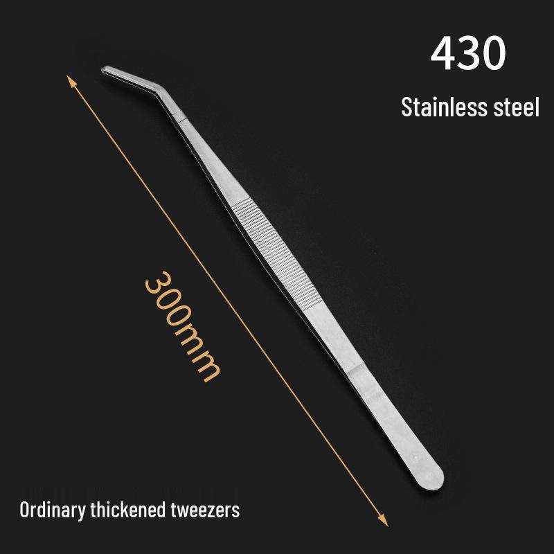 Stainless Steel 304 Non-Slip Toothed Tweezers for Succulents