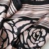 New Square Scarf Rose Design Summer Thin Shawl Lightweight Breathable Sunscreen Shawl
