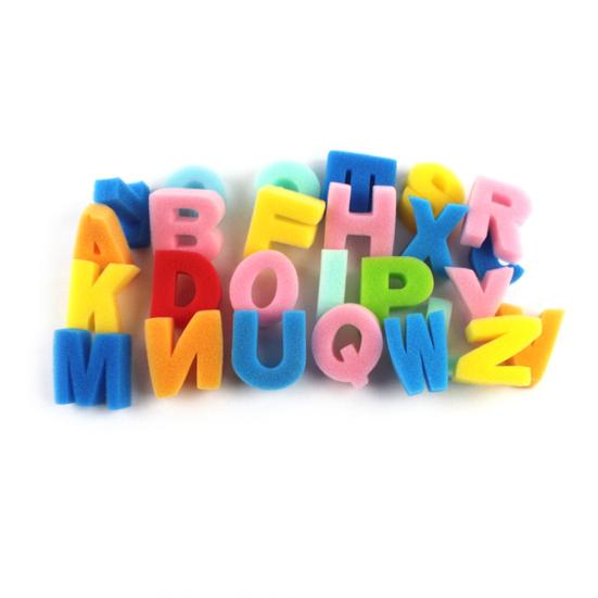 26Pcs/Set English Alphabet Letters Sponge Kids DIY Painting Crafts Education Toy