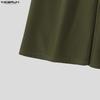 INCERUN Men High Waist Back Elastic Traditional Knot Casual Long Trousers Pants