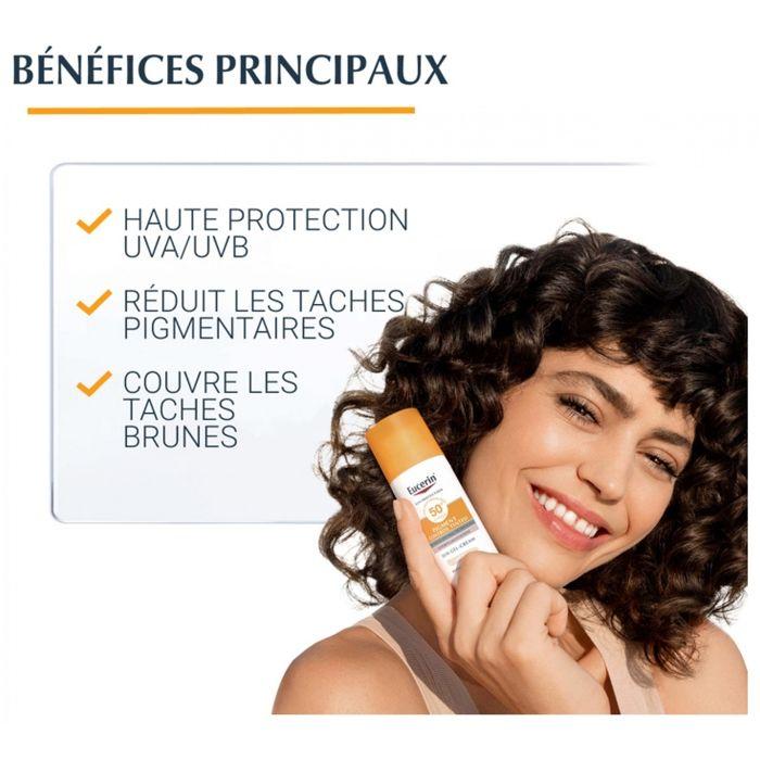 Eucerin Sun Protection Sun Pigment Control Gel-Crème Teinté SPF 50+ (Teinte : Medium)