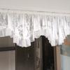 European Style Double Lace Lace Half Curtain Curtain Head Suitable for Balcony Bay Windows Windows Cabinets Daily Decoration