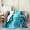 Marble Texture Series digitalprinted polyester Bedroom velvet flannel cover blanket Fleece soft sofa cover blankets for beds