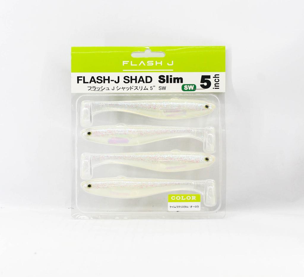 Fish Arrow Soft Lure Flash J Shad Slim SW 5 Inch 4/pack 157 (0454)