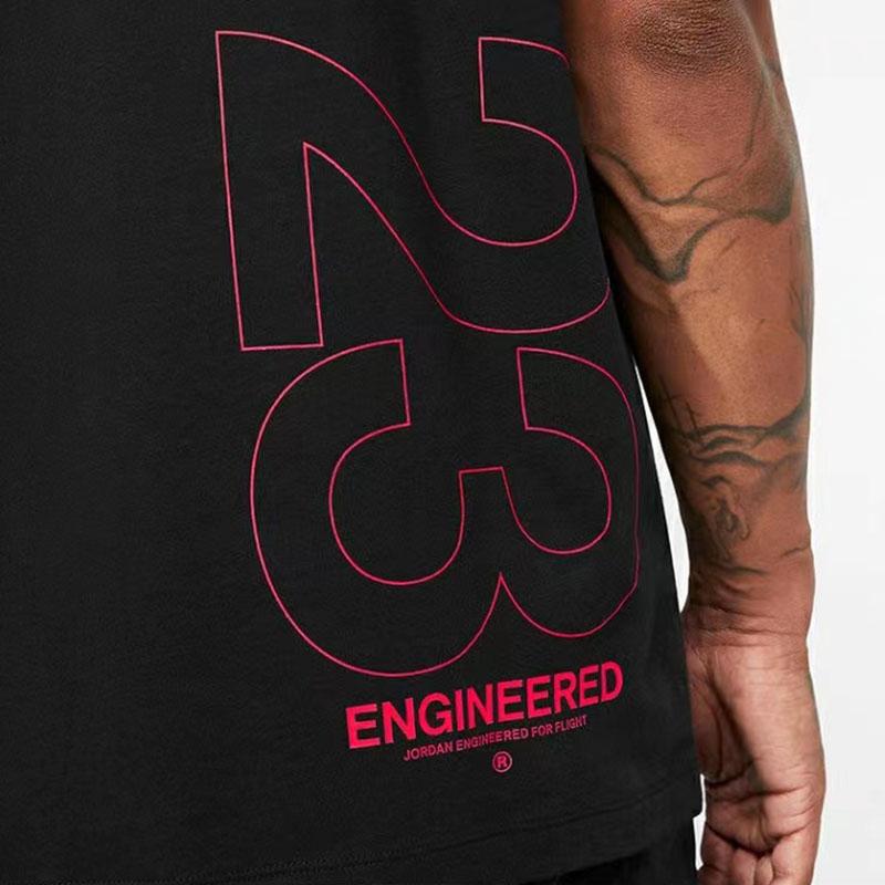 Jordan Printed Short-Sleeve T-Shirt Men Tops Black CV7974-010