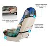 Universal Gym Car Seat Towel Cover - All-Season Front Seat Protector for Workout 