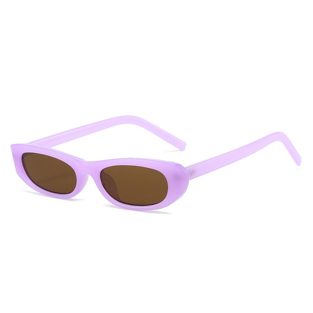 2025 Trend Retro Cat Eye Sunglasses Fashion Small Frame Women's Oval Sun Glasses UV400 Eyewear for Women