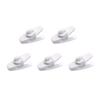 5Pcs Portable Rotatable Plastic Cable Clip Clamp for Earphone
