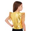 Boys Sequined Patchwork Vest Tassels Cap Sleeves V Neckline Stage Performance Waistcoat