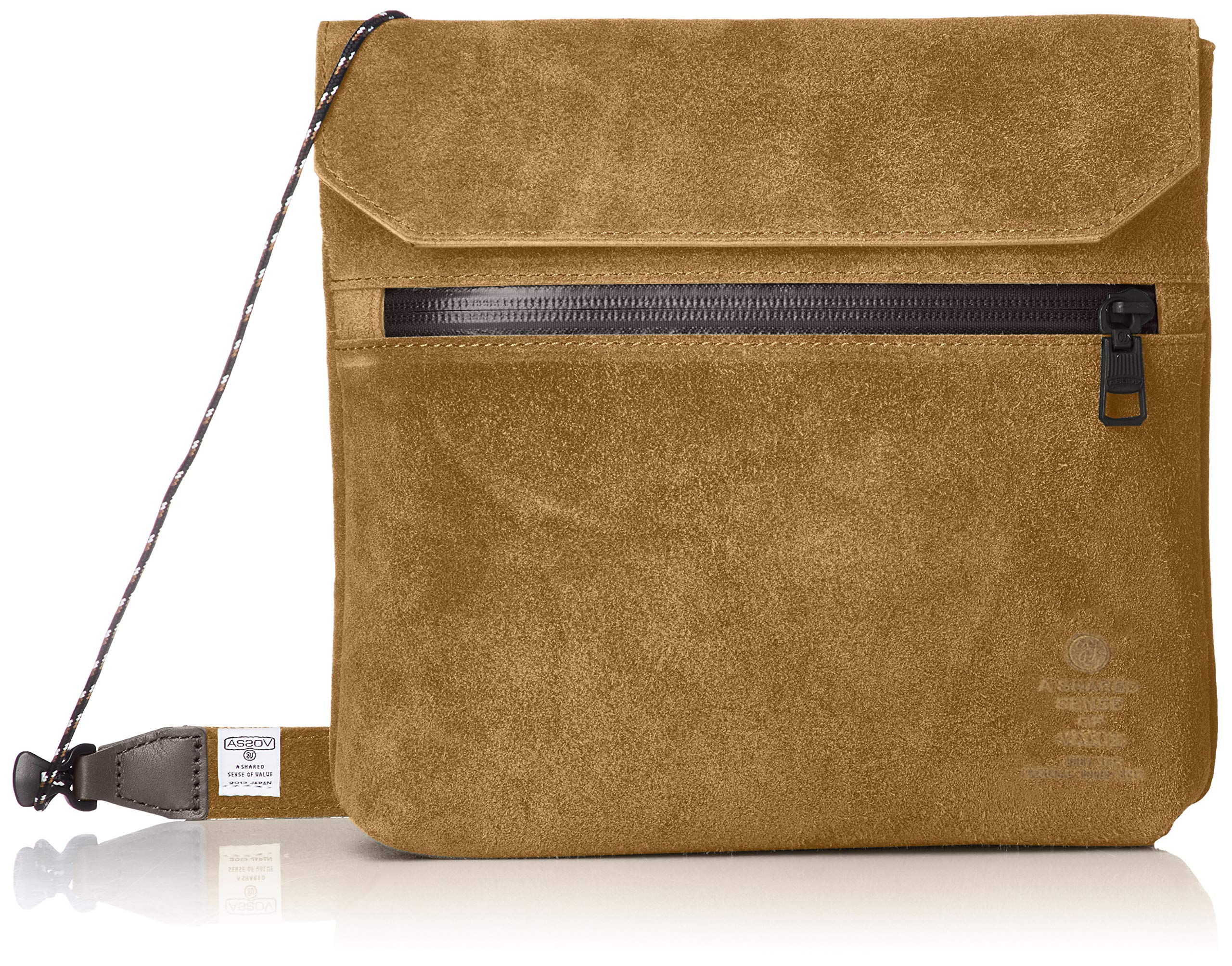 

ASSOB Waterproof Suede Leather Sacoche 091750 WATER PROOF SUEDE SACOCHE CAMEL