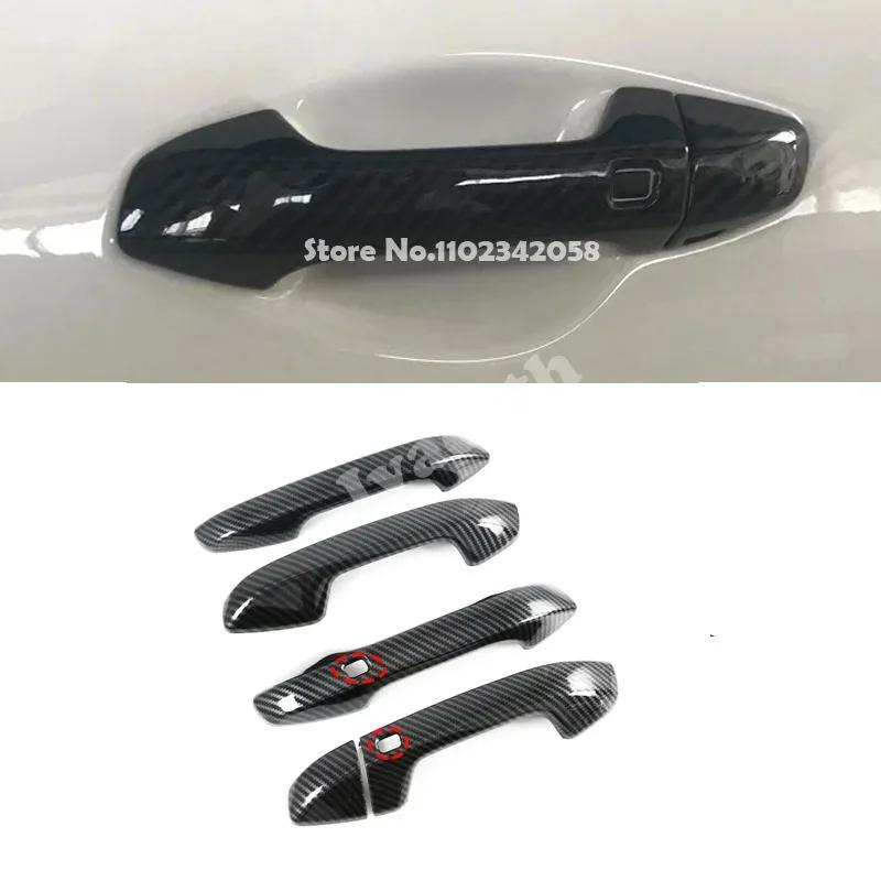 For Kia Cerato Forte K3 - Carbonfiber Car Side Door Rearview Mirror Protect Frame front rear Fog Light Lamp Cover Trim