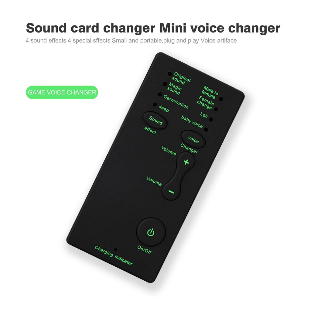 7 Different Sound Changes Voice Changer Device For Computer/Laptop/Tablets