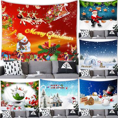 Domáce dekorácie Vianočné tapisérie Vianočné losy snehuliak dekorácie tapisérie Vianočné pozadie nástenná tapiséria tapeçaria de natal