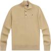 Polo FW25 Small Pony Logo Embroidered High Neck Button Waffle Knit Sweater Men Sweater 710P07392-002