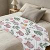 Plush Flannel Fleece Christmas Throw Blanket – Soft, Warm, Machine-Washable Cozy Blanket for Home, Office Napping & Holiday Use