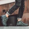 Handmade Leather Casual Shoes For Men Sneakers Men Flat Footwear Leather Boots Men Ankle Outdoor Walking Plus Size 38-48
