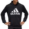 adidas Sweatshirts Men's Black Hooded Moderate Regular GN0827