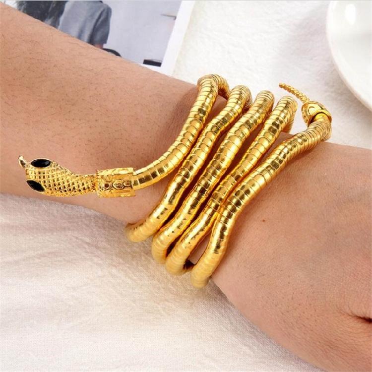 Fashion Bendable Snake Necklace Bracelet Jewelry Multilayer Metal Snake Necklace