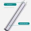 All Stainless Steel U-shaped Pressure Gauge ± 3000pa Organic Glass Tube Water Column Pressure Gas Natural Gas Coal Mine Use