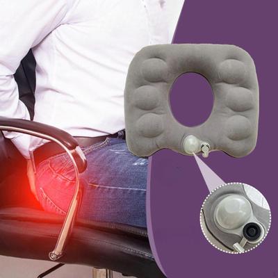 Inflatable Donut Pillow Hemorrhoid Cushion Breathable Comfortable for Tailbone Seat