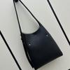 The first layer of cowhide popular soft leather bag, women's 2025 new fashionable and simple bucket bag versatile ins shoulder handbag