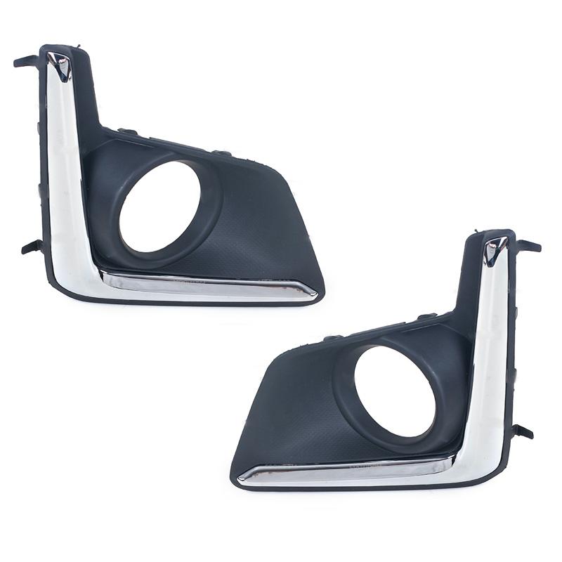 

Для Subaru XV Crosstrek 2016 2017 автомобильный передний бампер противотуманная фара рамка крышка противотуманная фара хромированная отделка крышка капота left and right