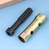 1 Set Double Ended Screw Drive Motorcycle Repair Tool Motorcycle Spanner Wrench Socket Tool Kit With Storage Pocket