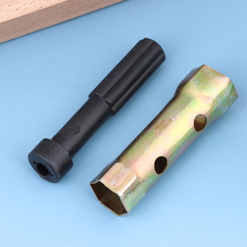 1 Set Double Ended Screw Drive Motorcycle Repair Tool Motorcycle Spanner Wrench Socket Tool Kit With Storage Pocket