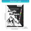 Art Pens With Soft Brush Tips Watercolor Markers Highlighter Pens For Coloring Projects And Creative Handmade Crafts