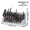 Military Series Modern Warfare Adult Building Blocks Set Toys Weapons Battlefield Outpost Tower Fort Artillery Block Model Gifts