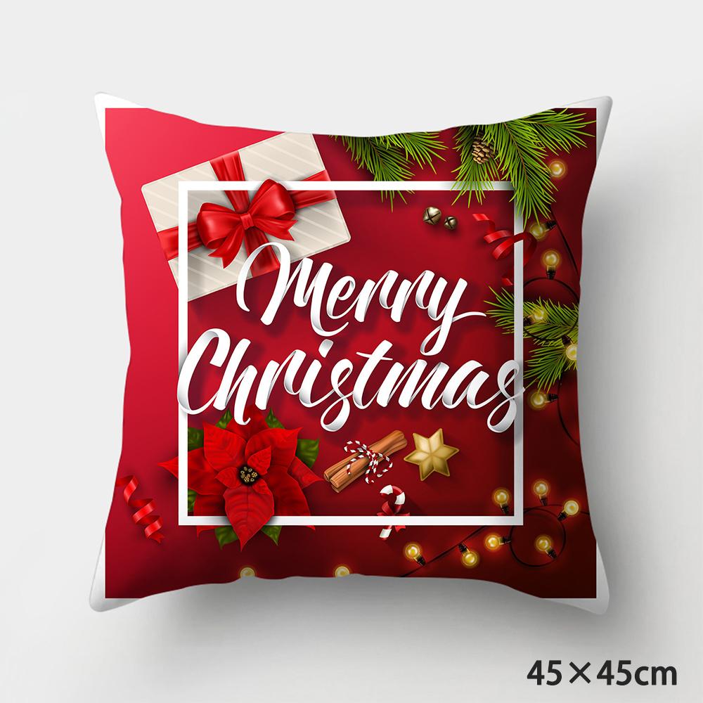 Christmas Cushions Happy New Year 2022 Wedding Decor Patterns from  Home  Gifts
