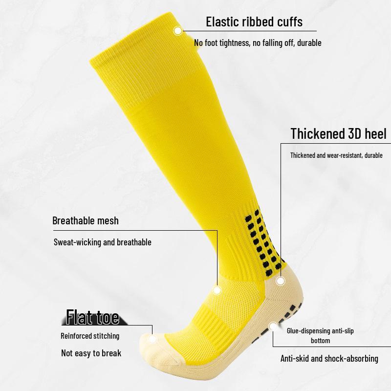Men's Long Tube Non-Slip Football Socks - Thick, Professional Training Sports Socks