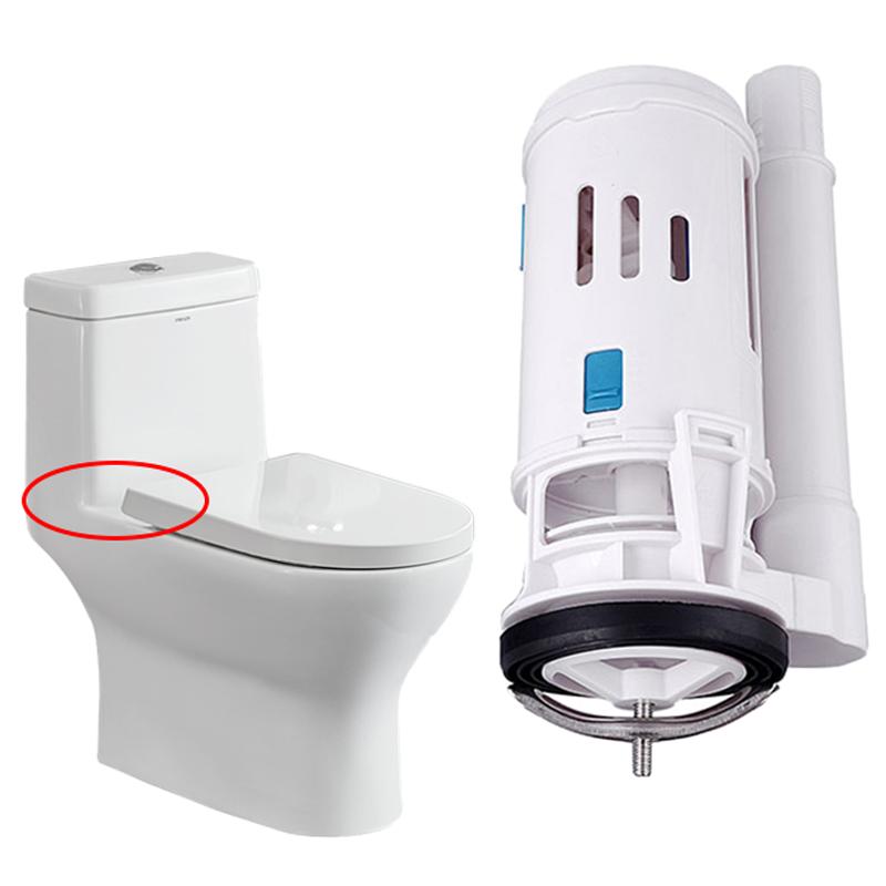 Univerzální ventily pro toalety s dvojitým splachováním, nádržka na vodu, dvojité splachování, vypouštěcí ventily, splachovací tlačítko, část nádržky na vodu pro domácí toalety s sedátky