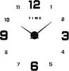 Nordic Minimalist Living Room 3D DIY Wall Clock - Large European & American Style