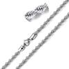 Unisex Casual Necklace Electroplating Fine Workmanship Neck Decoration Handsome Twist Necklace for Going Out