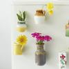 DIY New Personalized and Creative Ceramic Vase with Magnetic Stickers, Antique Style Commemorative Home Decoration Ornaments