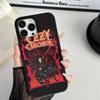 Retro Band O-Ozzy O-osbourne Fashion Corrugated Stripe Phone Case For IPhone 17 16 15 14 13 Pro Max Plus Pro Shockproof Cover