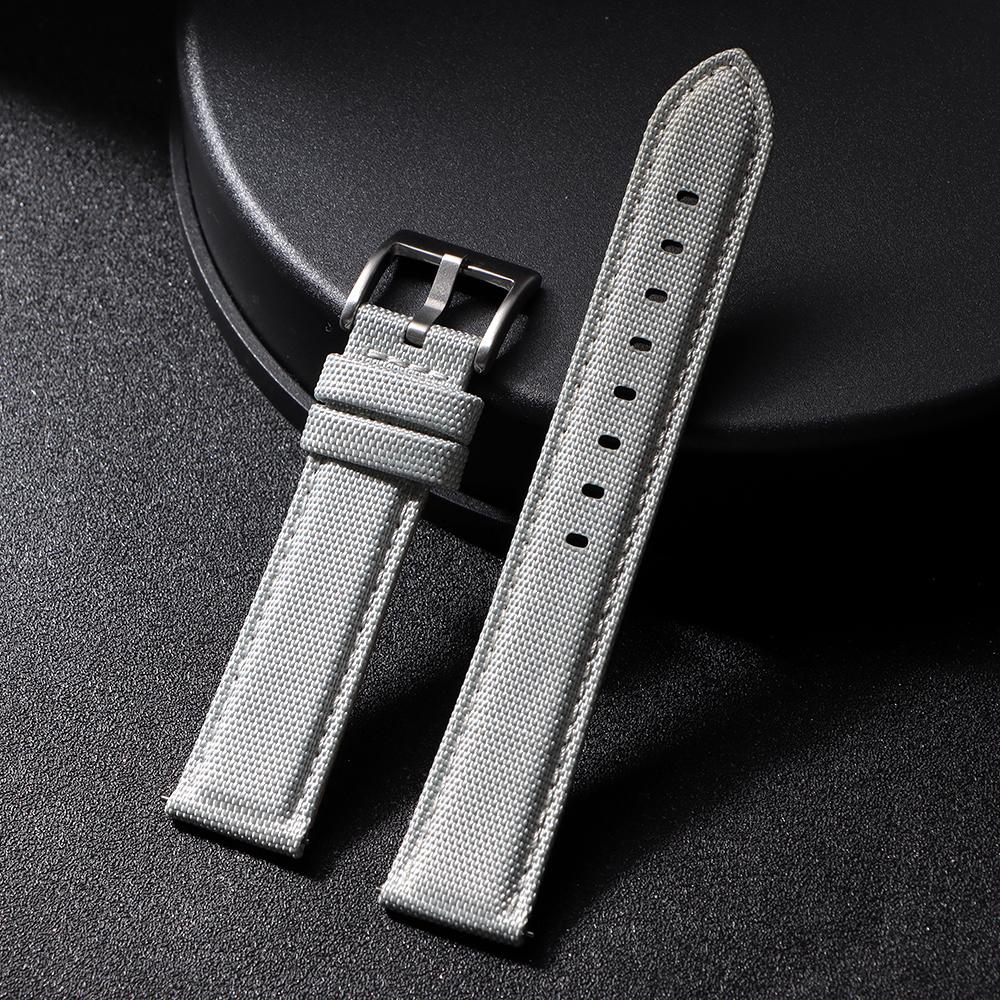 Denim Pattern Nylon Watchband for Casio Vintage Strap 20mm 22mm Watch Band for Seiko Watchs for Blancpain Men Women Accessories
